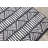 Shelldrake Black White Geometric Contrast Area Rug