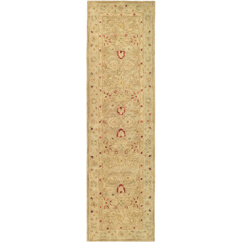 Crisanta Hand Tufted Wool Oriental Rug, Runner 2'3" x 20'