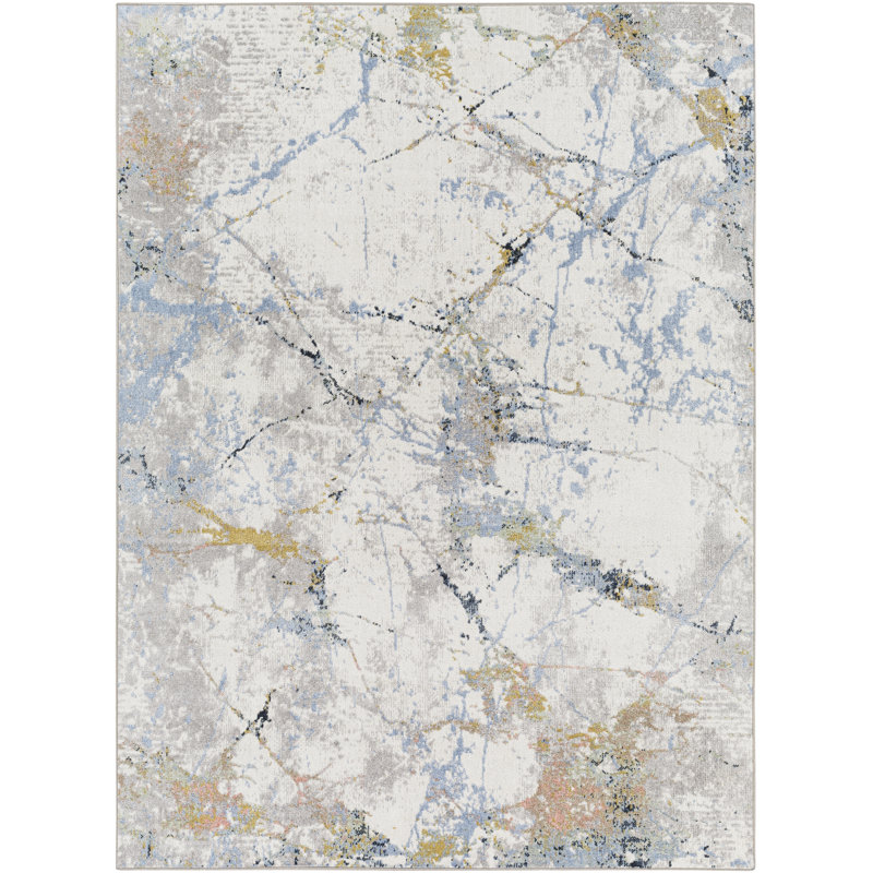 Tapis gris Stuckey, Tapis de couloir 2 pi 7 po x 7 pi 3 po