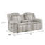 Causeuse Fuhrman en gris et glace-1405775897