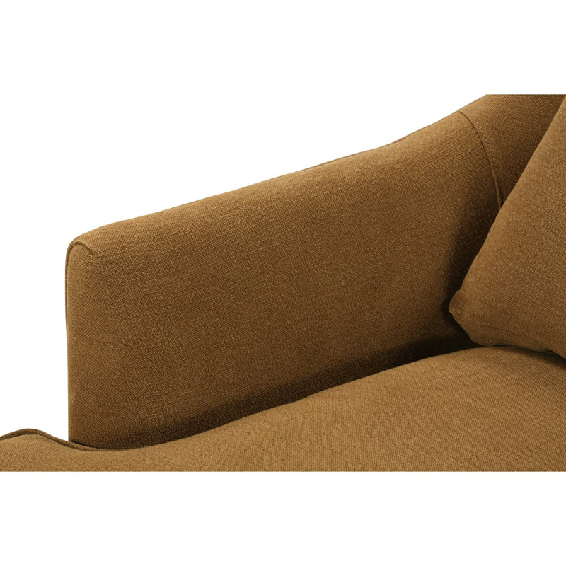 Juliet Armchair, Brown Linen