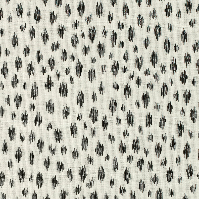 Granville Weaves Honfleur Cotton Blend Fabric, Noir