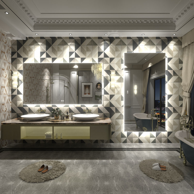 Miroir de salle de bain , 60 po x 32 po