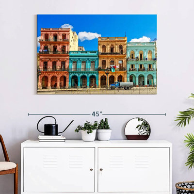 Lilie maisons cubaines multicolores