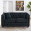 Canapé 2 places en velours Chesterfield Modern-129223412-129223411-129223408