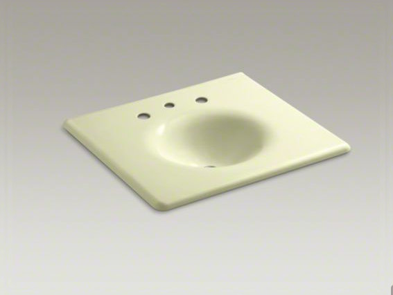 Iron Impressions 26" Single Bathroom Vanity Top, Sunlight, Sunlight, 8'' Widespread
