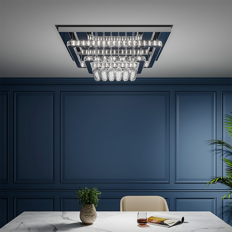 Fernly Glass LED Flush Mount