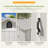 4 ft. W x 6 ft. D Plastic Storage Shed with Floor, Resin Shed with Window and Lockable Door-101319718