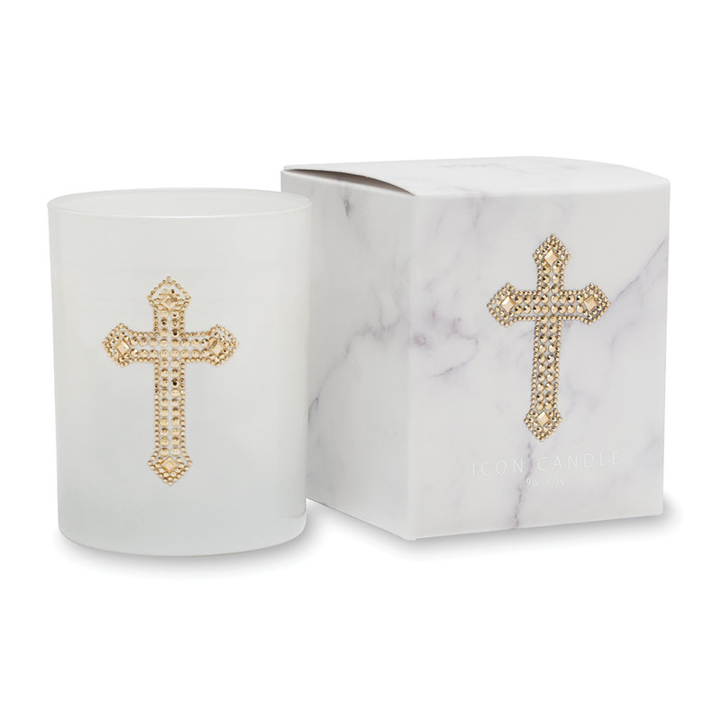 Bougie pour pot à icône en croix