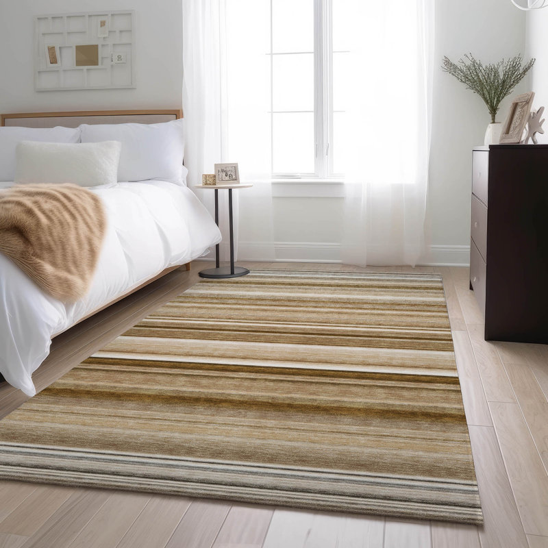  Premium Machine Washable Cerrito AMF529 Rug, Rectangle 3' x 5'