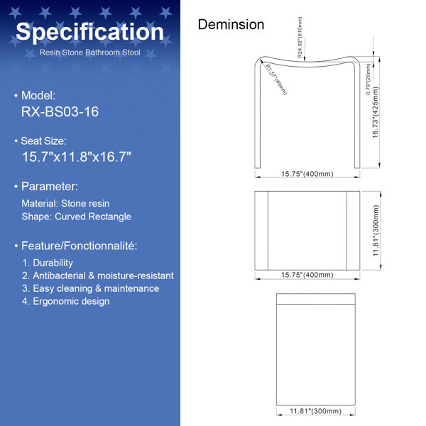Dimensions du produit