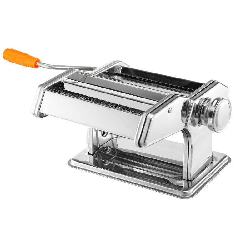 Stainless Steel Pasta Maker with Adjustable Thicknesses Settings