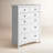 Melusina Solid Wood 40'' W 6 - Drawer Dresser-2034384396