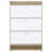 Kyla White 3-Tier Engineered Wood Shoe Cabinet-328462633