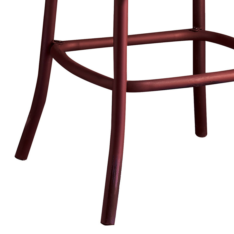 Tabouret Veale, Rouge antique