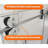 66-72 in. W x 76 in. H Single Sliding Frameless Shower Door in Brushed Nickel with 3/8 in.（10mm）Clear Tempered Glass-124843935