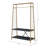 Pahor Gold & Black Finish Hall Tree