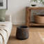 Petit pot à fleurs en ciment pour décoration de jardin intérieur et extérieur