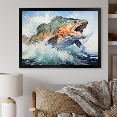 Pêche, rêves sur toile