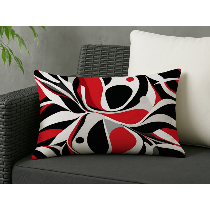 Path Indoor And Outdoor Pillow, Rectangle 20"H x 14"W