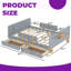 Twin Platform Bed Stroage Drawers Guardrail Small Shelf Hooks Easy Install Bedroom-608554240-610075005
