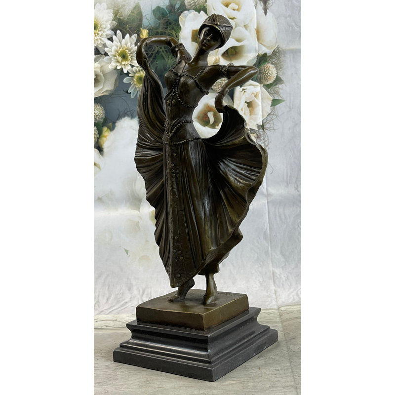 Statue de danseur français Pevensie Chiparus