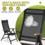 Ensemble repas pour 8 personnes L 94,49 po x l 35,43 po avec table rectangulaire extensible et fauteuils inclinables