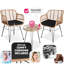 Rattan Garden Furniture Bistro Set, UV Resistant, Waterproof, Easy Care-1781541923