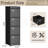 4 Drawer Vertical File Cabinet With Lock, Filing Cabinet, Living Room Cabinet