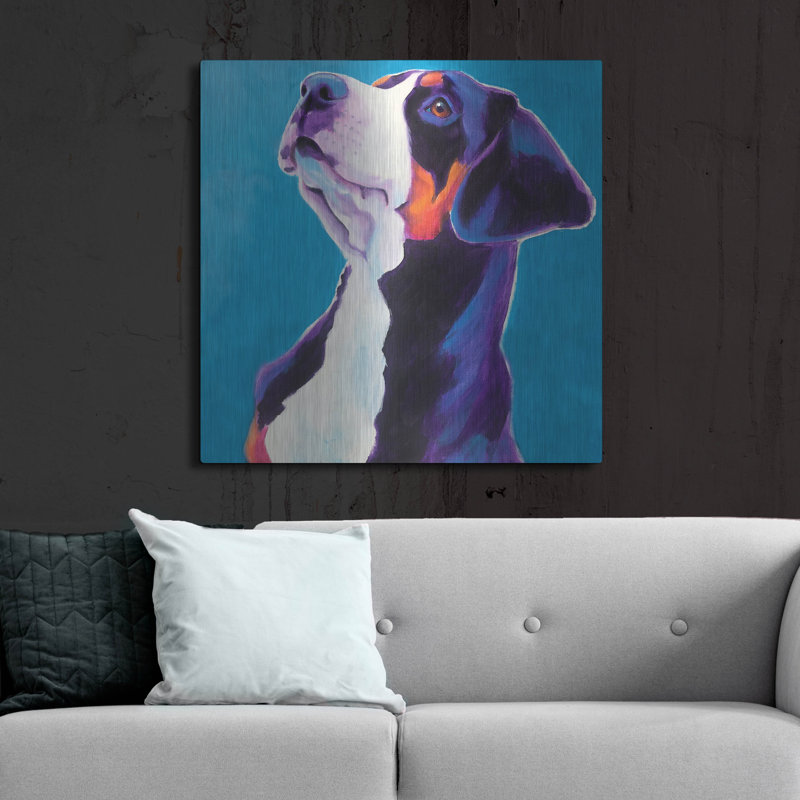 «Swissie - Puppy» par Dawg Painter, H 36 po x l 36 po
