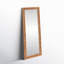 Miroir de plancher rectangulaire en bois massif