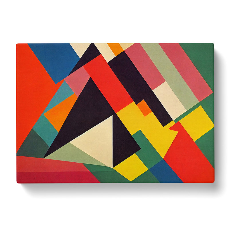 Modern Bauhaus Art Vol.3 Abstract - Wrapped Canvas Print, 35cm H x 50cm W x 3cm D