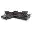 La Crosse Genuine Leather Electric Reclining Corner Sofa-874481355-874481354