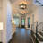 4 - Light Square Water Glass Semi Flush Mount