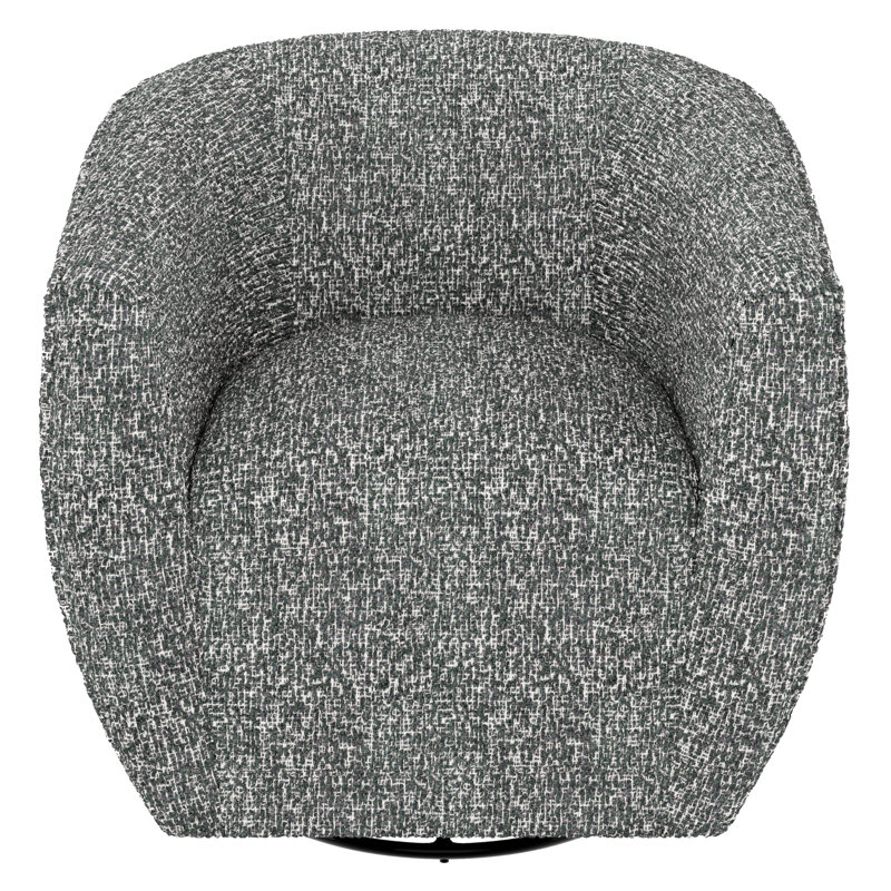 Chaise pivotante, Polyester bleu ardoise