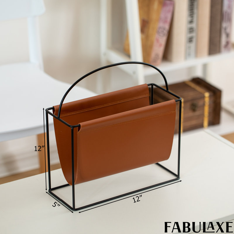 Porte-revues en métal doré Fabulaxe Arch