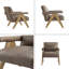 Fauteuil moderne en similicuir-119330713