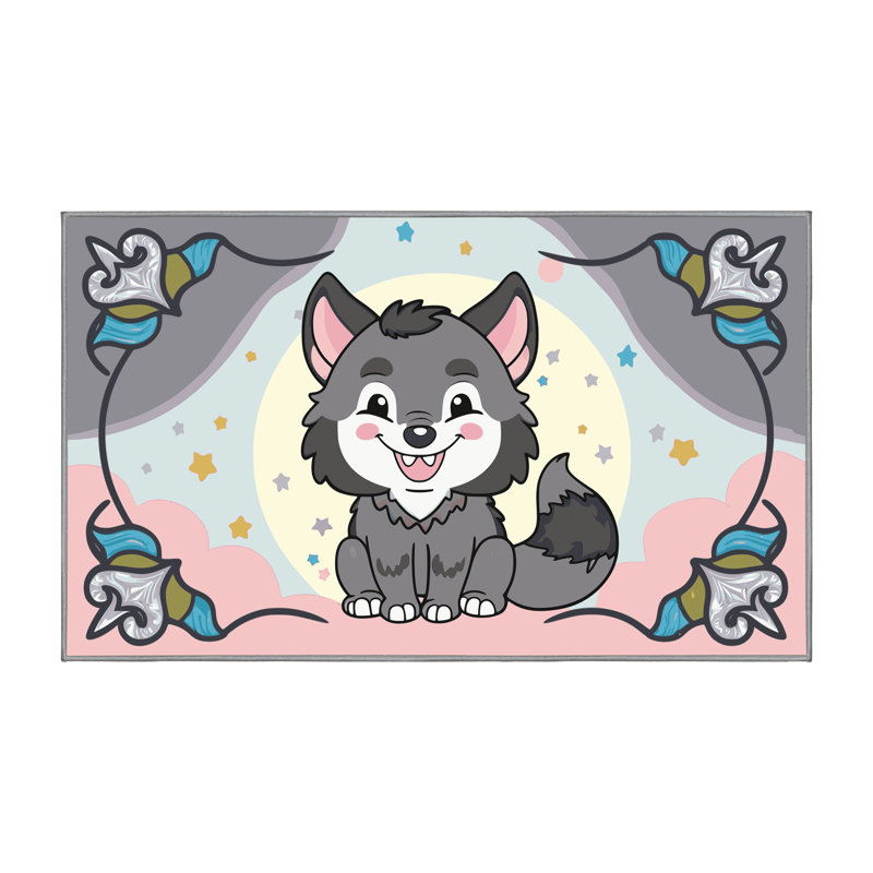 Tapis de vacances d'Halloween The Holiday Aisle®, Rectangulaire 8 pi x 12 pi