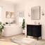 Meuble-lavabo autoportant de 30 pouces avec comptoir en céramique