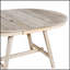 Table de salle à manger extensible rétro en bois pour les réunions de famille et les repas de tous les jours