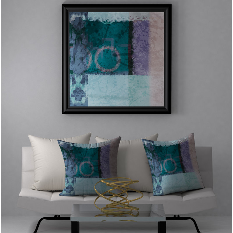 Housse de coussin carrée/insert, 20 po X 20 po