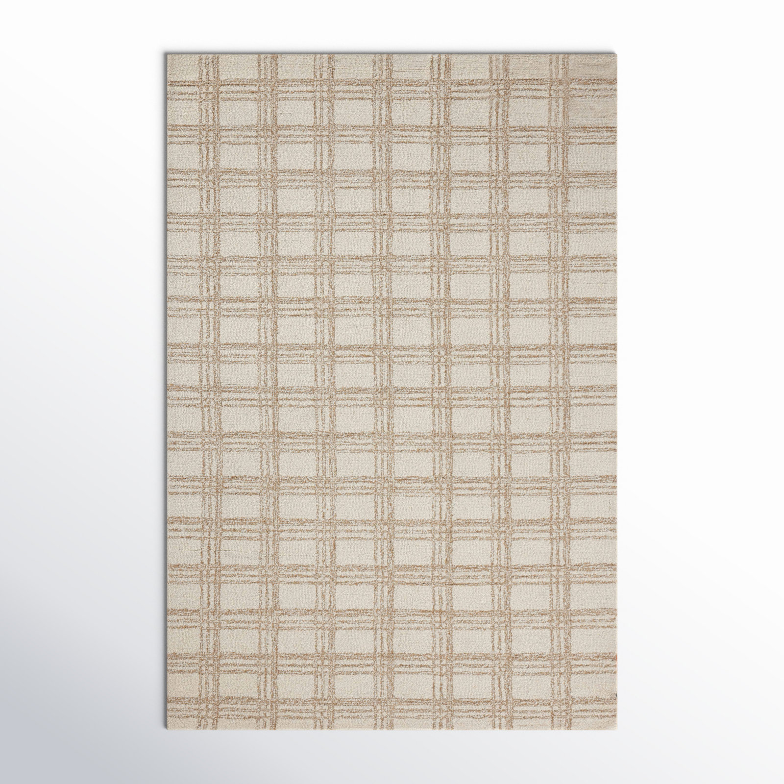 Chris Loves Julia x Loloi Polly Cream / Sand Area Rug, Rectangle 5' x 7'6"