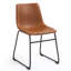 Chaise d'appoint Jasi en brun