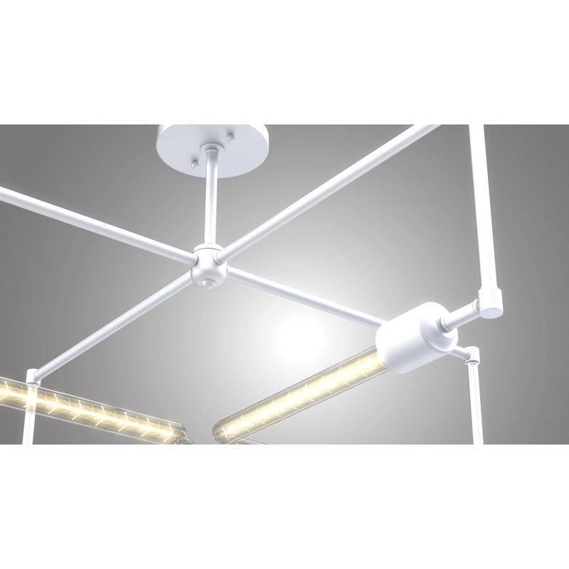 Pronograde 4 - Light Semi Flush Mount, Gloss White