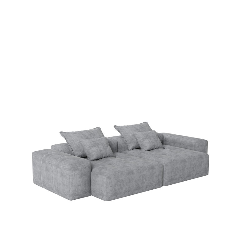 Canapé modulaire surdimensionné Modern, Gris