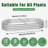 2Pcs 8x4x1ft Raised Garden Bed Kit, Galvanized Planter Raised Garden Beds for Outdoor for Vegetables,Flowers &Herbs, Heavy Duty, Rust-Resistant, Easy Assembly-1105553