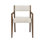 Modern Haze Arm Chair Upholstered Wood-Framed Dining Chair
