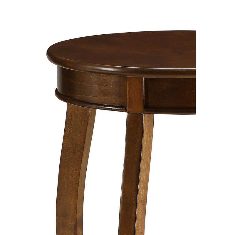 Table de bout avec rangement Kristian, Brun