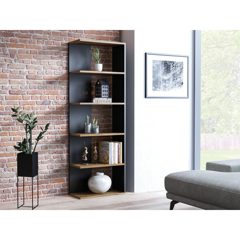 Airell 170cm H x 60cm W Standard Bookcase