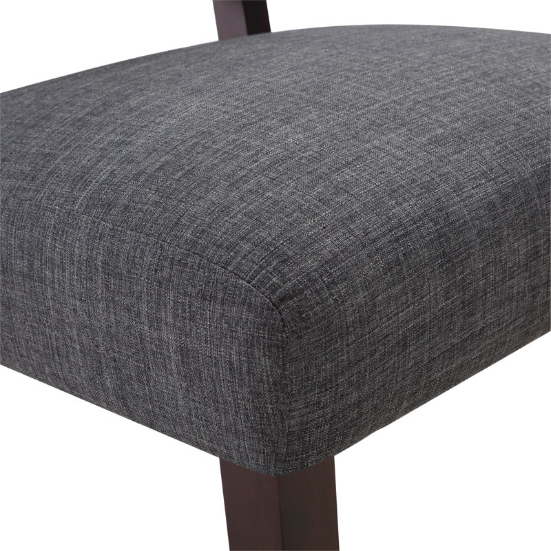 Chaise d'appoint Attilia, Gris anthracite